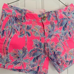 Lilly Pulitzer Tropical Pink and Blue Shorts